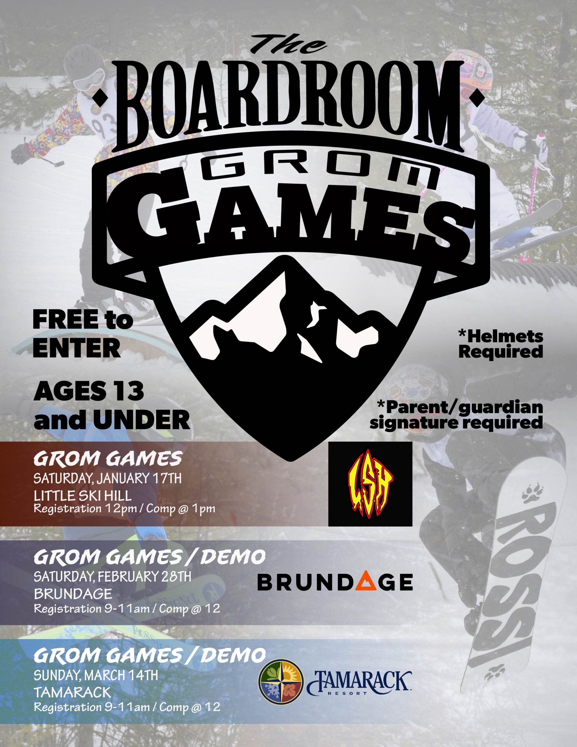 grom games flyer