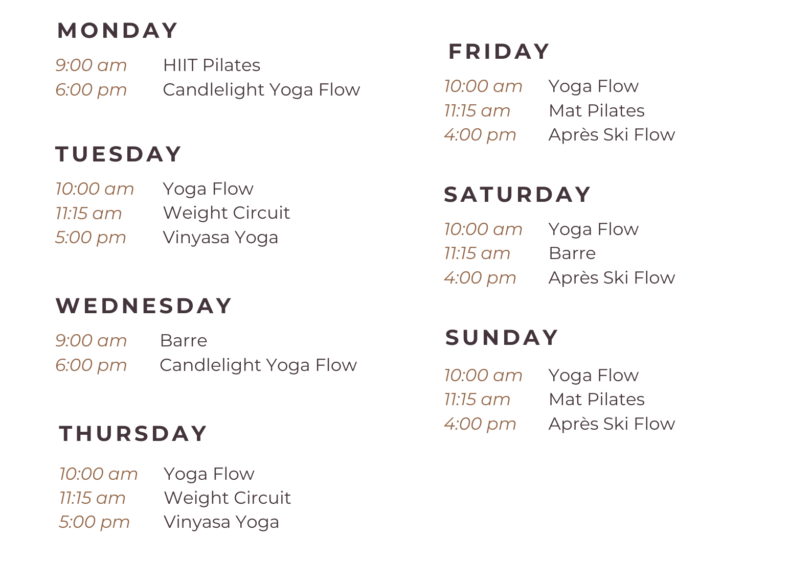 march elevation studio schedule